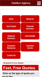 Mobile Screenshot of haddonagency.com